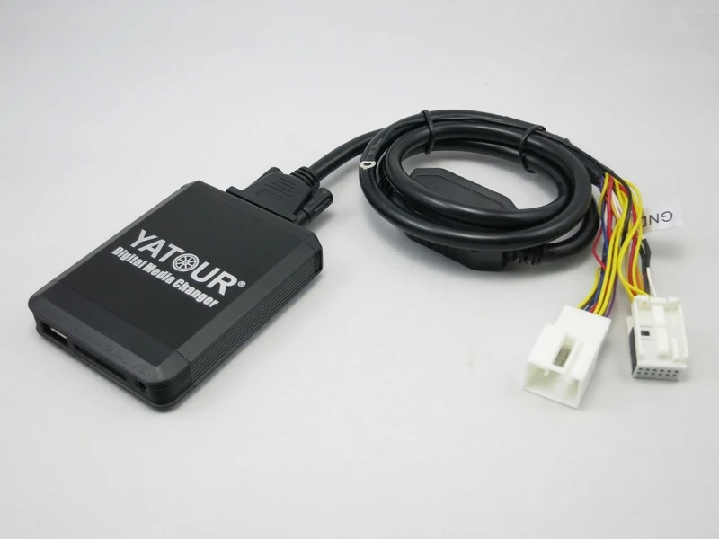 Yatour YTM07 цифровой музыки чейнджер USB SD AUX Bluetooth ipod iphone для VW Audi Skoda Quadlock сиденья 12-контактный MP3 адаптер