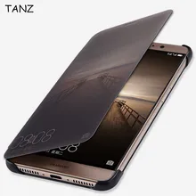 Чехол TANZ для huawei mate 9 mate9, 5,9 дюймов, умный, ответ, Вид из окна, искусственная кожа, флип, ультра тонкий, бизнес-чехол для телефона