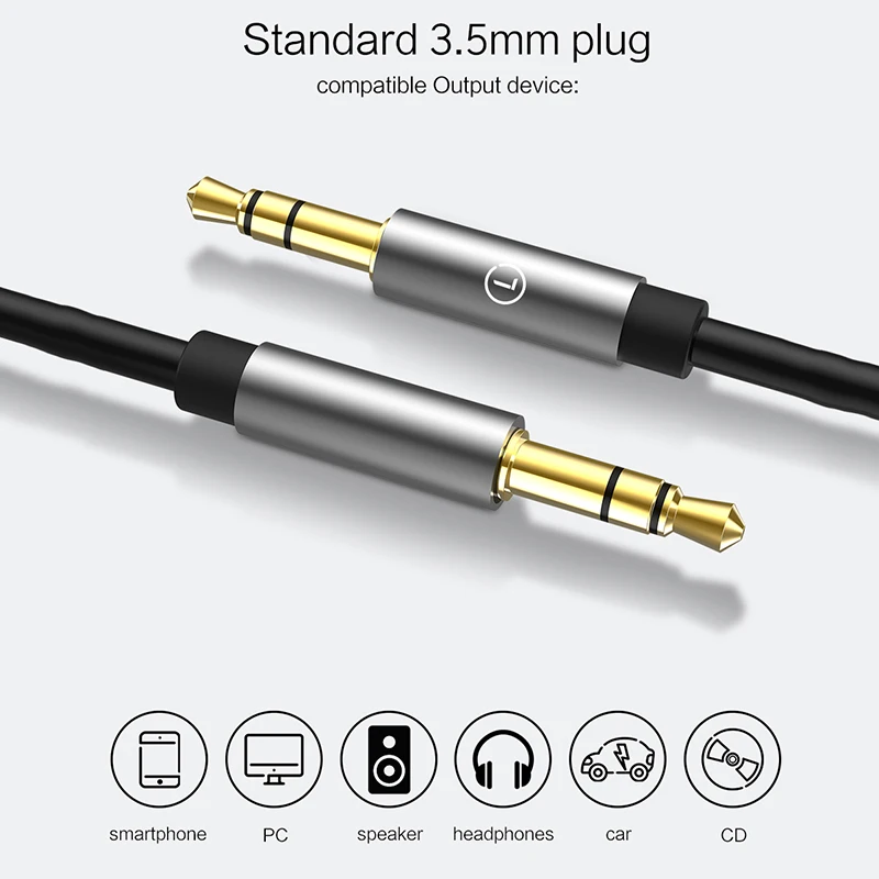 LINGCHEN 3.5mm Aux Cable For Car Jack 3.5mm Audio Cable Headphone Speaker Gold Plate Audio Video Cable For Xiaomi Redmi Huawei LINGCHEN 3.5mm Aux Cable For Car Jack 3.5mm Audio Cable Headphone Speaker Gold Plate Audio Video Cable For Xiaomi Redmi Huawei