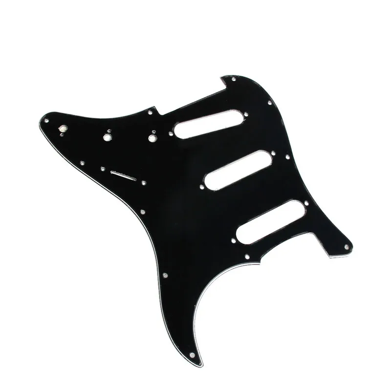 

3Ply Electric Guitar Pickguard Scratch Plate for Fender Strat Stratocaster Black