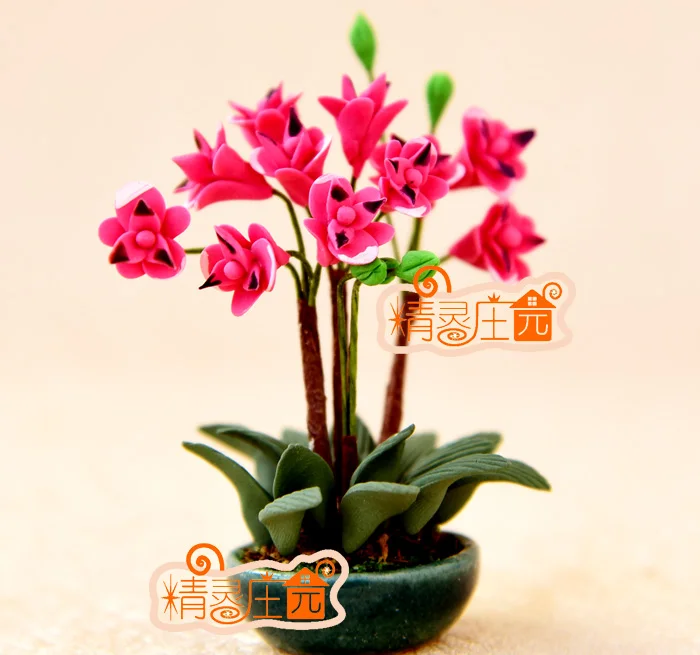 1:12 Cute MINI Dollhouse Miniature Decoration Phalaenopsis flower | Игрушки и хобби