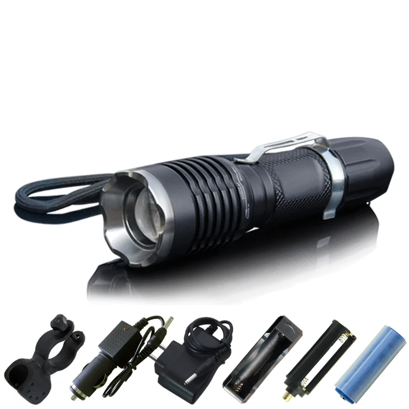 

Led Lantern Rechargeable Flashlight Lanternas Led Cree Linternas Flashlights Flash Light Lighting 18650 Battery And Charger