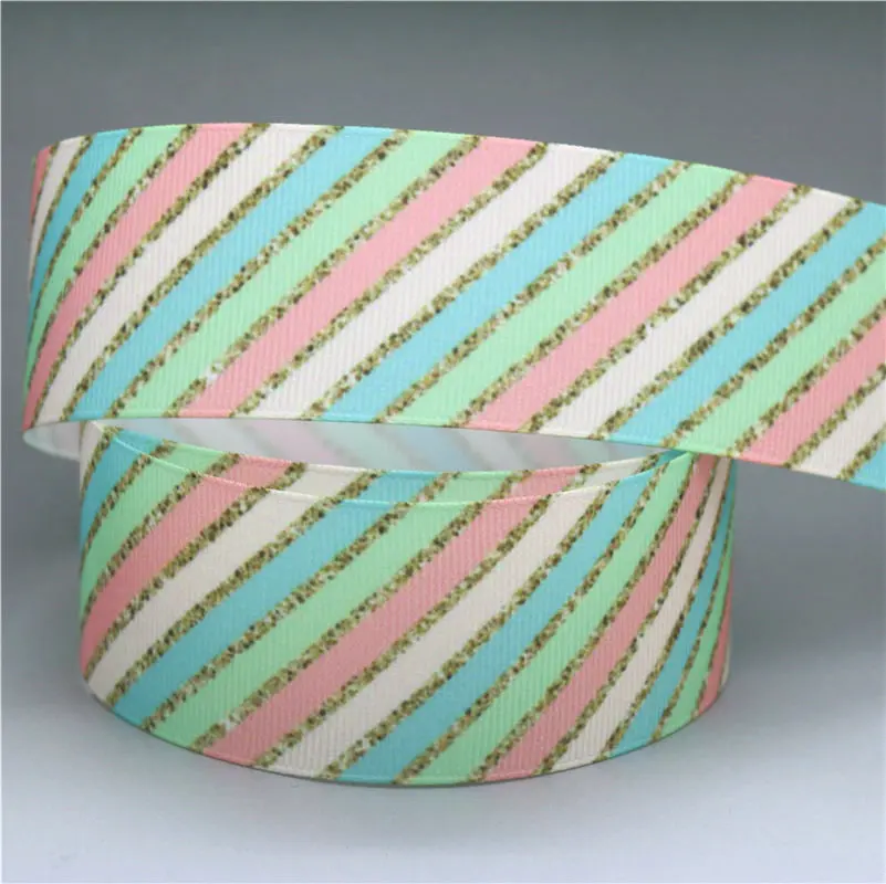 DHK 1,5 ''50 ярдов Племенной единорог лошадь печатных grosgrain ленты аксессуар hairbow головные уборы украшения DIY материал 38mm S1050