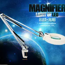 Высокое качество, увеличительное стекло, светильник с подсветкой, зеленое Оптическое стекло, Складная лупа, подставка F, прецизионные детали Inspectio