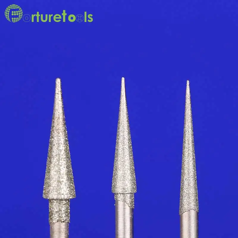 50pcs diamond mounted point dremel rotary tool mounted wheels Head dia 0.8~4mm Shank dia 2.35mm head type D TZ51 50pcs diamond mounted point dremel rotary tool mounted wheels Head dia 0.8~4mm Shank dia 2.35mm head type D TZ51