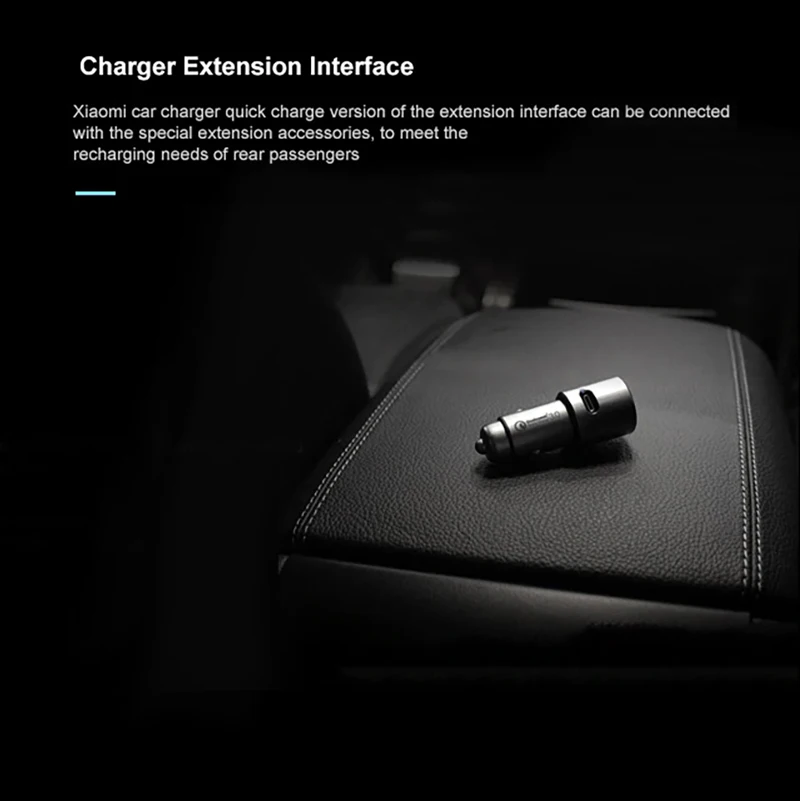 Автомобильный прикуриватель QC3.0 X2 Dual USB быстрое зарядное устройство ABS металл умное управление зарядное устройство для мобильного телефона зарядное устройство прикуриватель