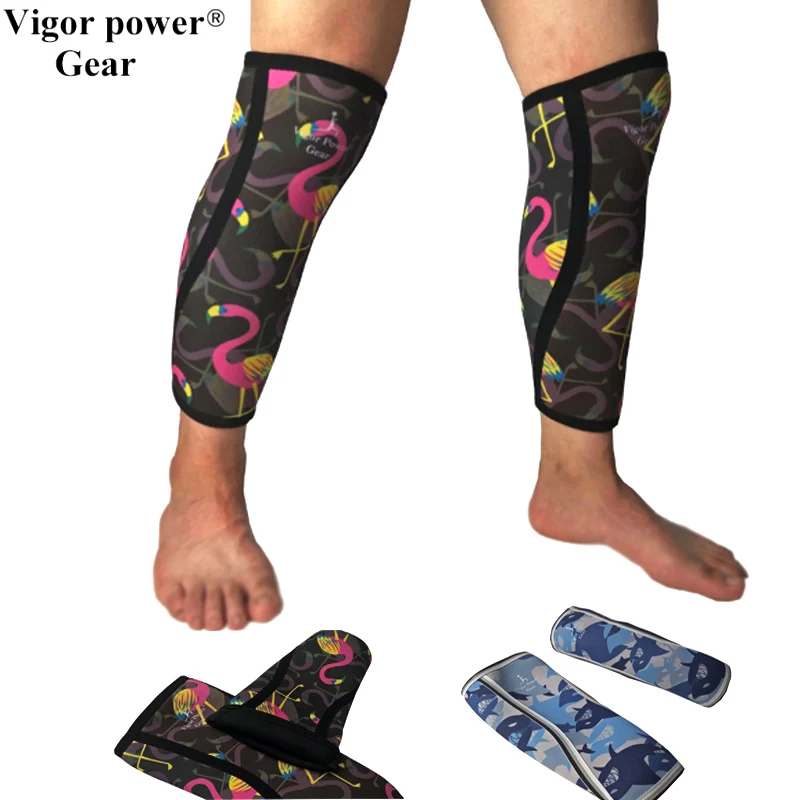 VigorPowerGearThickNeopreneCalfSleevesKneeSleevesShinSupportDeadliftSocksWeight