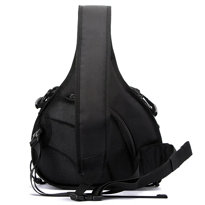 DSLR Camera Triangle Sling Shoulder Cross Body Waterproof Soft Padded Men Women Bag Black Orange Case for Canon Nikon Sony SLR DSLR Camera Triangle Sling Shoulder Cross Body Waterproof Soft Padded Men Women Bag Black Orange Case for Canon Nikon Sony SLR