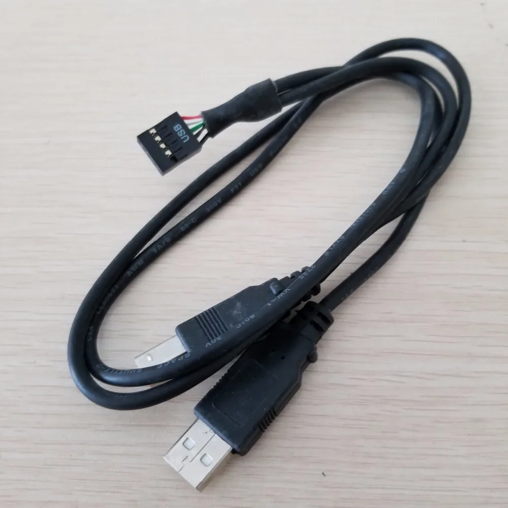 Материнская плата USB 9Pin к USB A Male & USB 2,0 B принтер порт удлинитель данных 50 см