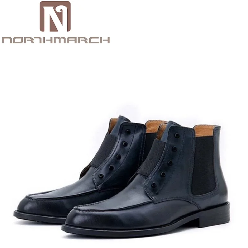 Motorlaarzen Sapatos De Boots Botas Mannen Motocicleta Confortáveis Negócios Ankle Inverno Martin Preto Homens azul Dos vermelho Outono Vinho Northmarch 7wqOSS