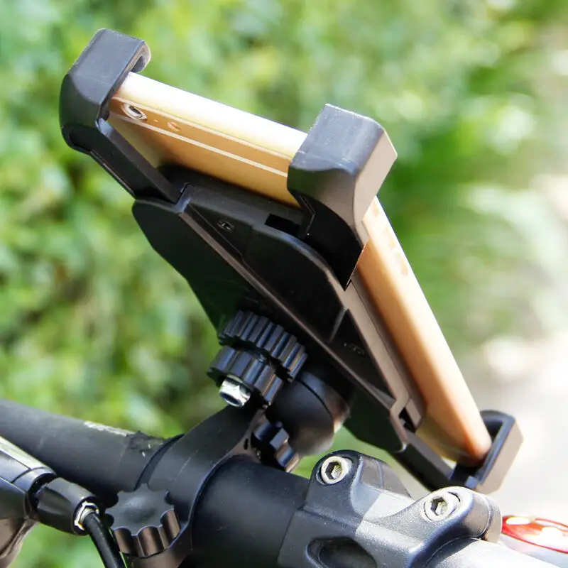  JEREFISH Non-slip Universal 360 Rotating Bicycle Bike Phone Holder Handlebar Clip Stand Mount Brack
