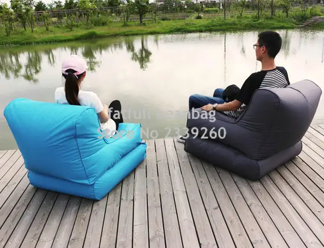Us 65 0 Cover Only No Filler Whole Custom Printed Folding Beanbag Chair Outdoor In Bean Bag Sofas From Furniture On Aliexpress