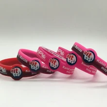 С логотипом, рисунком по индивидуальному заказу очаровательный силиконовый браслет Круглый круглый Wartch стиль резиновый браслет детский подарок браслет «сделай сам»