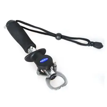 

HobbyLane Portable Fish Mouth Grapple Gripper Tool Fish Frame Stainless Steel Fishing Tackle Fishing Tackle with Ruler Scale