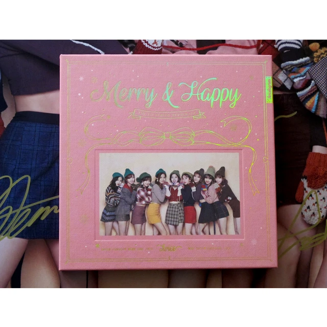 Signed Twice Autographed First Following Christmas Album Merry Happy Cd Photobook Signed Posterr K Pop 1217 Cards Invitations Aliexpress
