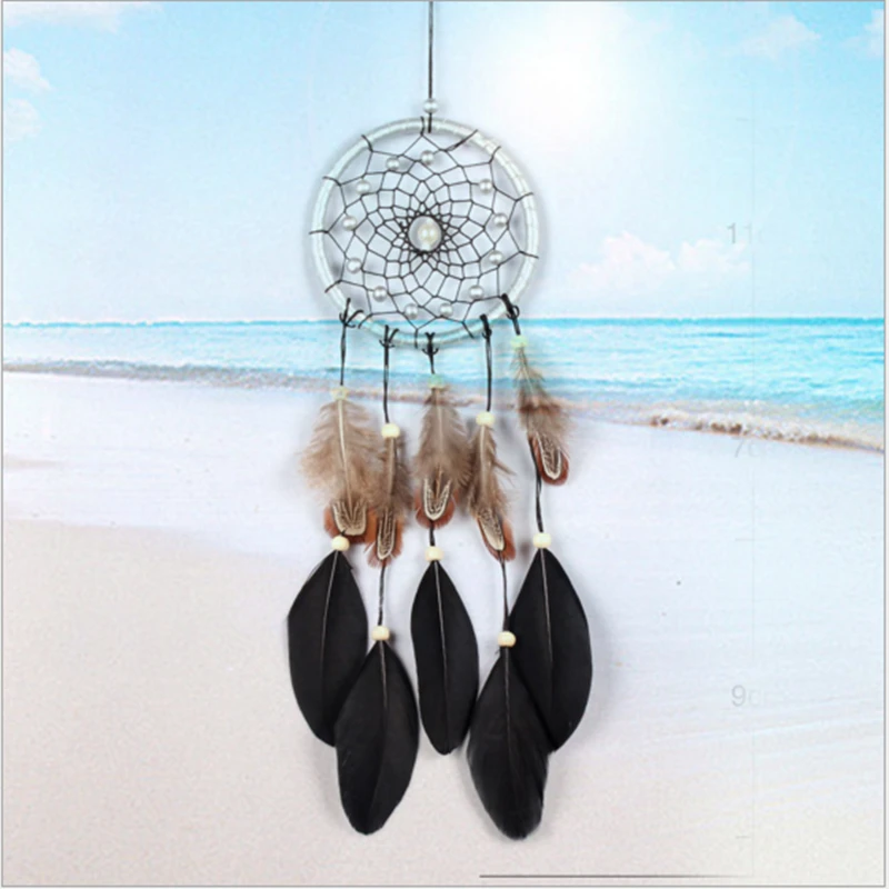 Handmade Indian Style Wind Chimes Dream Catcher Mascot Gifts Leather