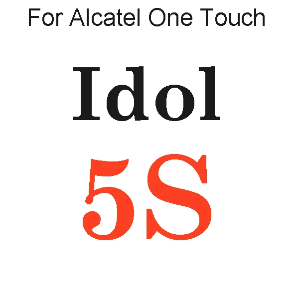 Закаленное стекло Защитная пленка для Стекло чехол для Alcatel One Touch POP C5 C7 C9 Pop 3 5," 5025D 5,0 5015D Pixi3 4,5 5019D 5017D PIXI 4 Idol 5S - Цвет: IDOL5S