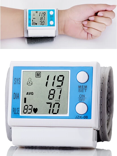 

Wrist Blood Pressure Monitor Wholesale Medical Health Care Digital Sphygmomanometer Automatic IHB WHO tt Free Shipping