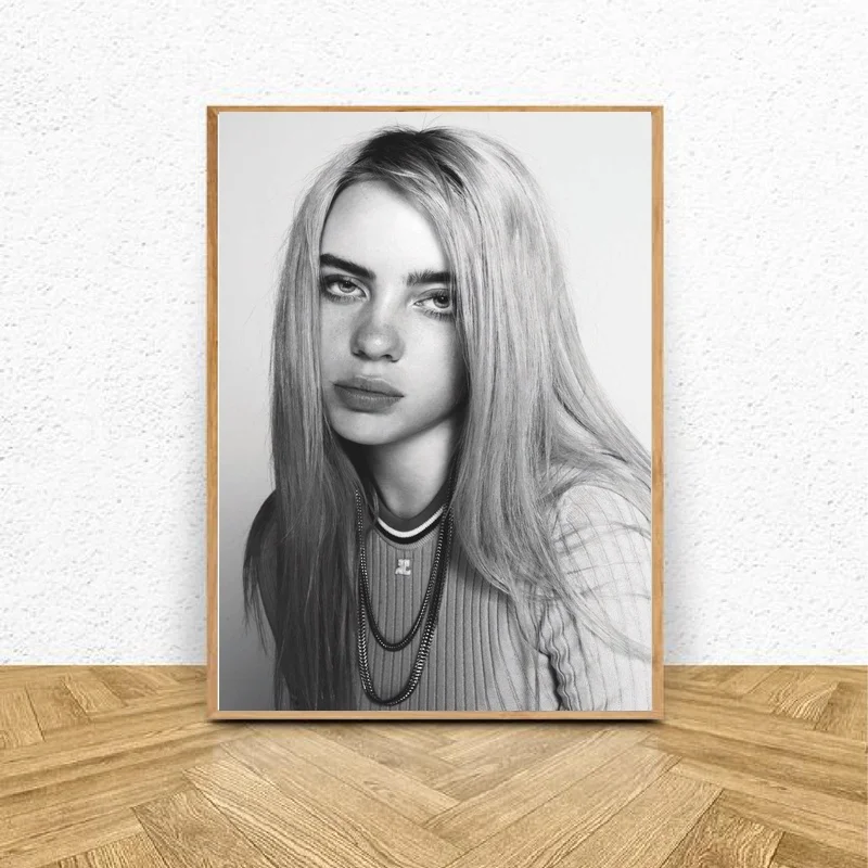 

Billie Eilish Art Canvas Painting Living Room Home Decor
