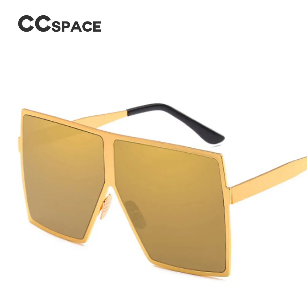 Солнцезащитные очки в металлической оправе CCSPACE для мужчин и женщин большие