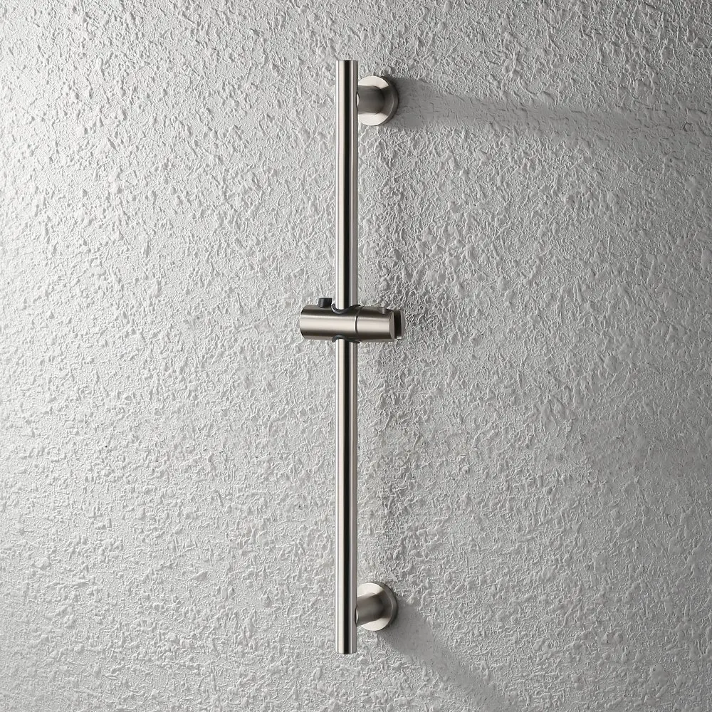 Stainless steel Shower Slide Bar for Bathroom with Adjustable Handheld Shower Holder Wall Mount