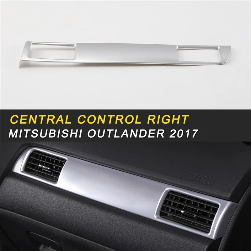 

Central Control Right Side Panel Cover Trim Frame Sticker Interior Accessories for Mitsubishi Outlander 2017 Car Styling
