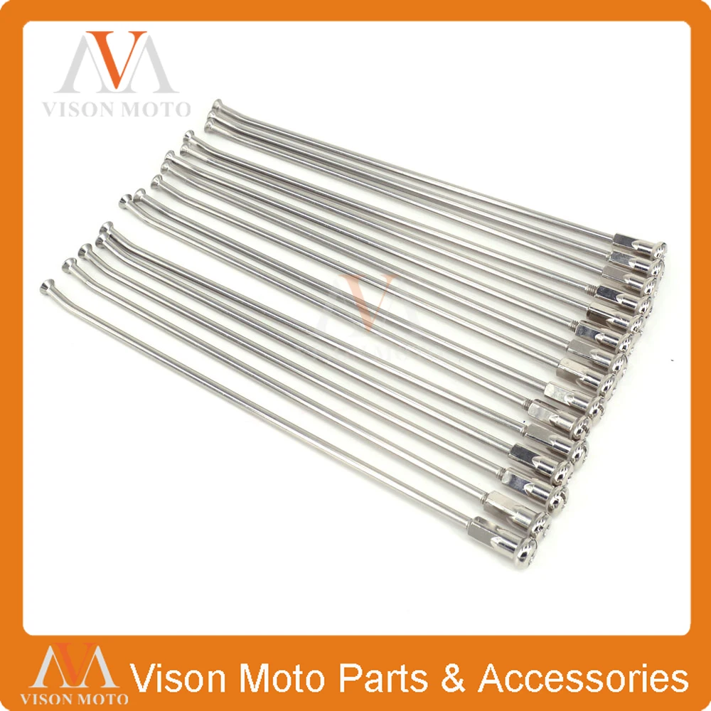 

21" Stainless Steel Front Wheel Spokes Nipples For KTM EXC EXCF XC XCF XCW XCFW 125 150 200 250 300 350 400 450 500 505 520 530