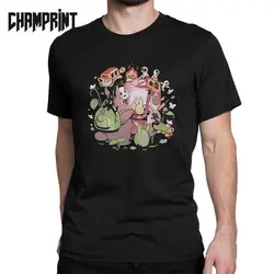 Мужские футболки Готовые футболки из чистого хлопка с коротким рукавом Hayao Miyazaki Manga Japan No Face Ghibli Totoro футболки подарок идея