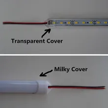 LED Bar Light 50cm Factory Wholesale DC 12V 36 SMD 5730/5630 LED Strip Bar Light LED Hard Rigid Aluminium shell PC cover