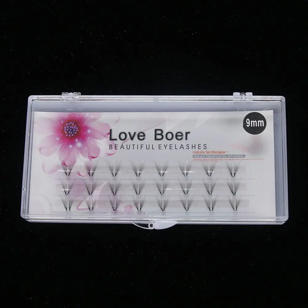 

48 Pcs Pro Makeup Mink Fur Individual Cluster Eye Lashes Fake False Eyelashes Patches For Eyelash Extension Cosmetic Tools