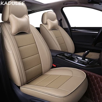 

KADULEE Custom Leather car seat covers set For Acura All Models MDX RDX ZDX RL TL ILX TLX CDX car accessories AUTO sticker
