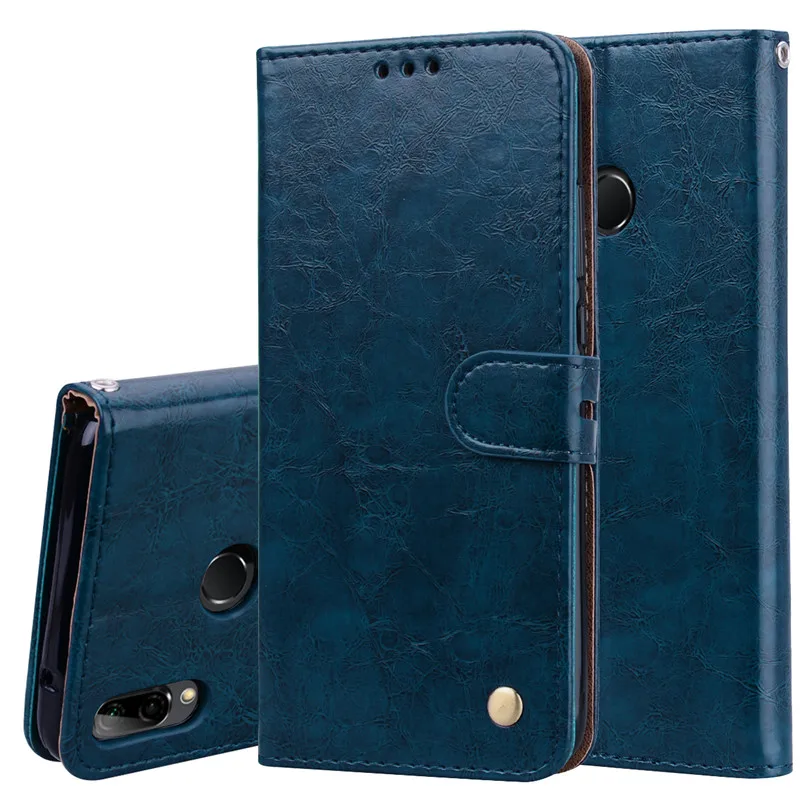 Кожаный чехол кошелек для Huawei Y9 2019 Y7 Y5 Prime 2018 чехлы Y6 Pro Y3 2017 Y5II с откидной крышкой и