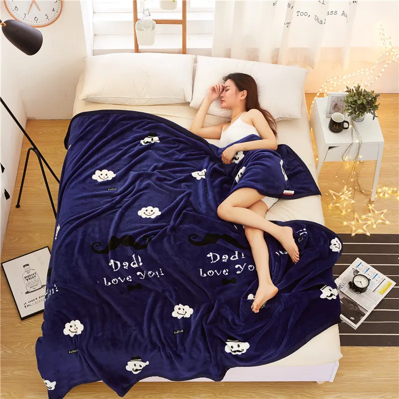 With 2017 new 360 core textile / mink cashmere blankets Keyun leisure