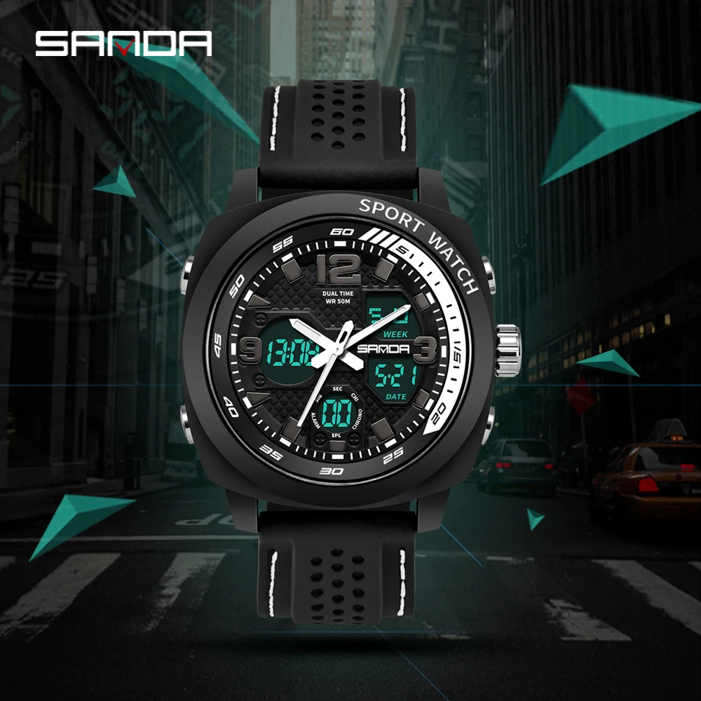

Man Digital Watch Men Sports Swimming Waterproof Watches Student LED Display Luminous Electronic Sport Wristwatch Montre Homme