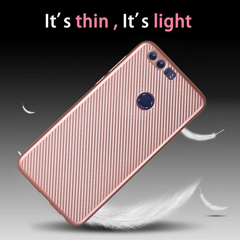 carbon fiber silicone huawei honor 8 (8)