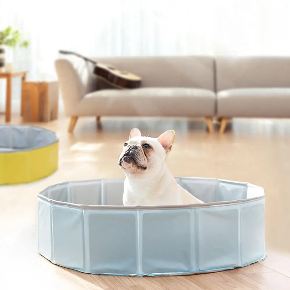 

PVC Folding Dog Inflatable Bathtub Portable Pet Swimming Pool Dog Cat Bath Tub Pet Bathing Tub Kids Playing Laundry Basket 20E