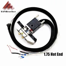 Newest 2017 Cheaper Ultimaker 2+ UM2+ Extended 3D Printer Part Dual Nozzle Olsson block Hotend Header Head for 1.75mm filament