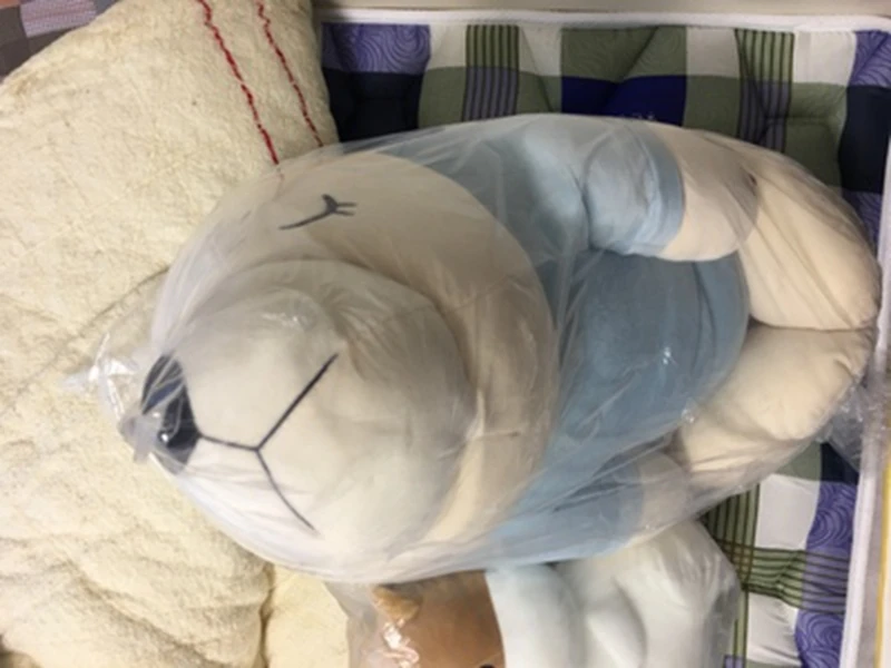 Dorimytrader Pop Cuddly Soft Fat Anime Polar Bear Plush Pillow Large Stuffed Animals White Bear Toy Doll Nice Gift Decoration 80cm 100cm 130cm DY50083 (6)