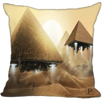 

Custom Pyramids Egypt Square Pillowcase Zippered Pillow Cover Case (One Side)180522-02-24