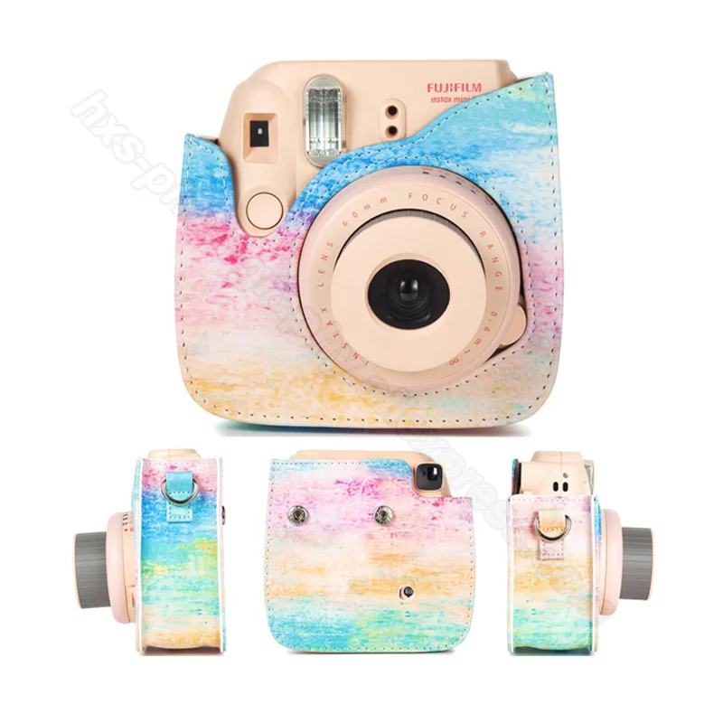 Fujifilm Instax Mini camera Case качественная сумка из искусственной кожи с ремешком для Fuji Instax Mini 9, Instax Mini 8 camera