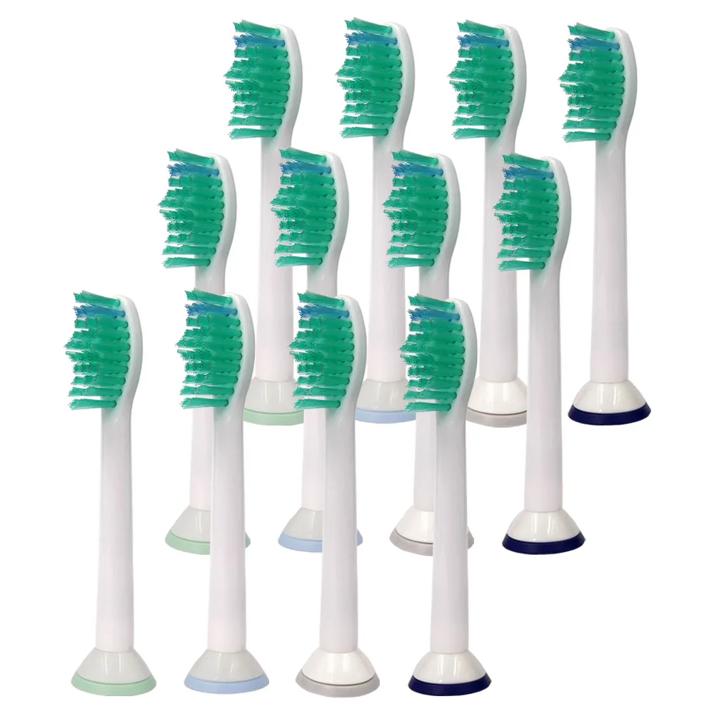 12X сменные насадки для кистей Sonicare для Philips ProResults diamond dclean Easy FlexCare HealthyWhite PowerUp электрическая зубная щетка