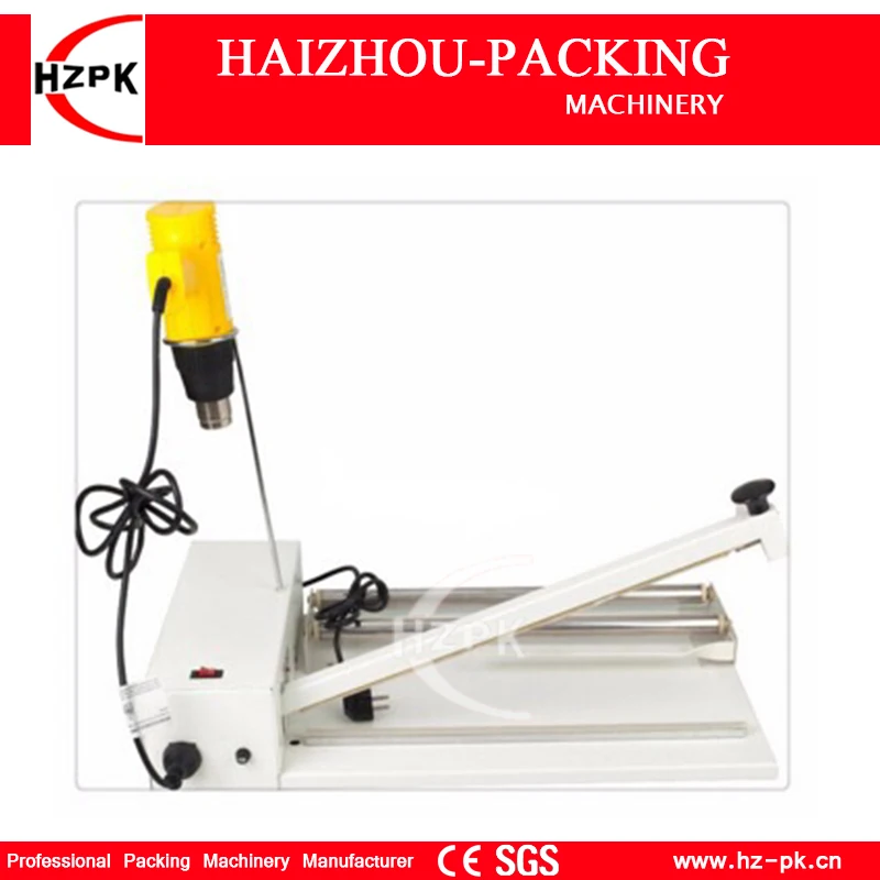 

HZPK Manual Type Sealing And Shrink Wrapping Machine With Shrinking Gun Shrink Machine Heat Handle Shrink SKA-600/450/300