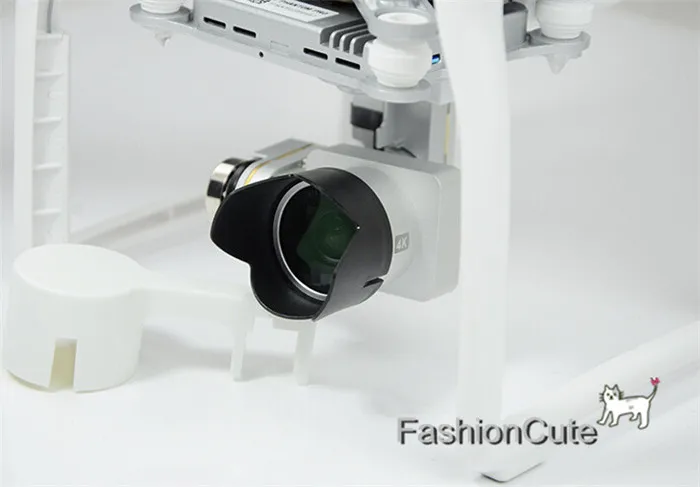 Camera Lens Sun Hood Cover Cap + Lens Cap Camera Cover Protective Case For DJI Phantom 3