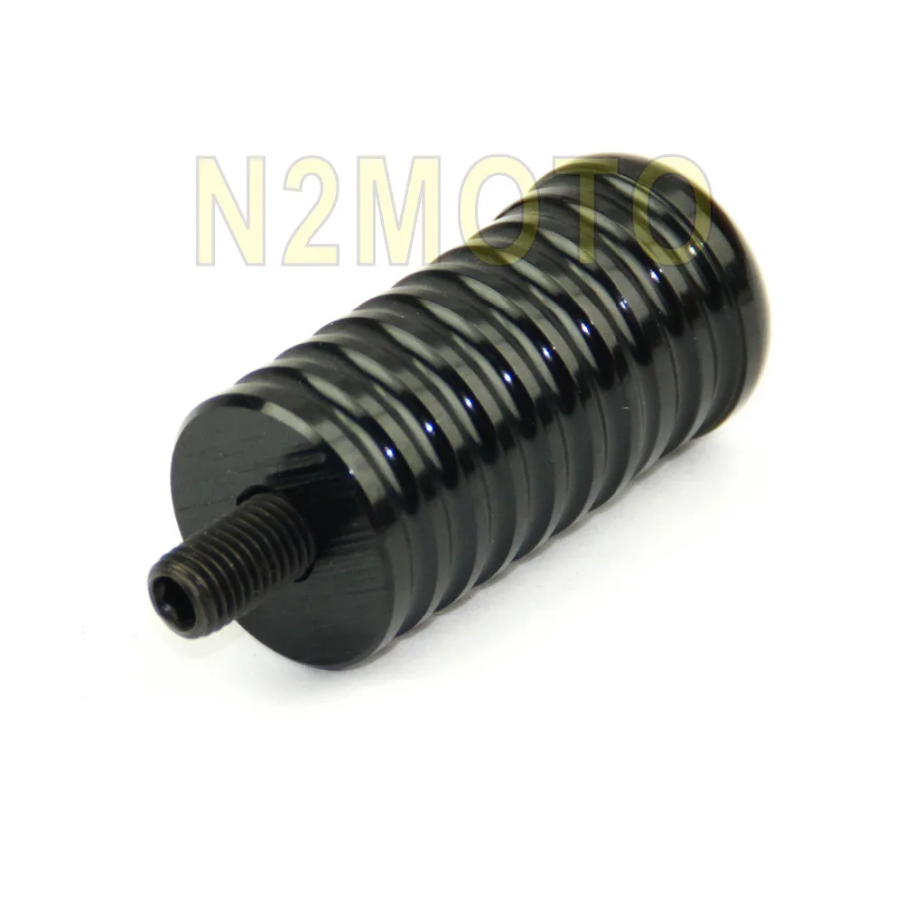 Black Ribbed Shifter Peg Extended Shifter Peg for Harley Davidson 883R