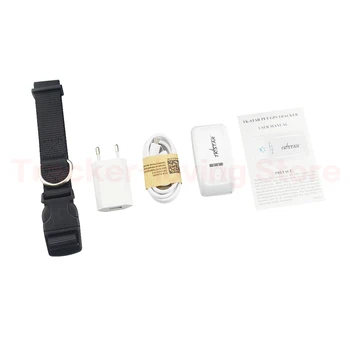 

Mini Waterproof GPS Tracker TK909 Pet Cat Dog Locator with Collar Free Platform APP Website TKSTAR Tracking Device No box