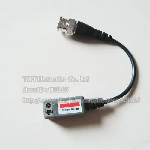 Coax CAT5 камера CCTV BNC видео балун трансивер Пассивный UTP кабельные разъемы 4Qty