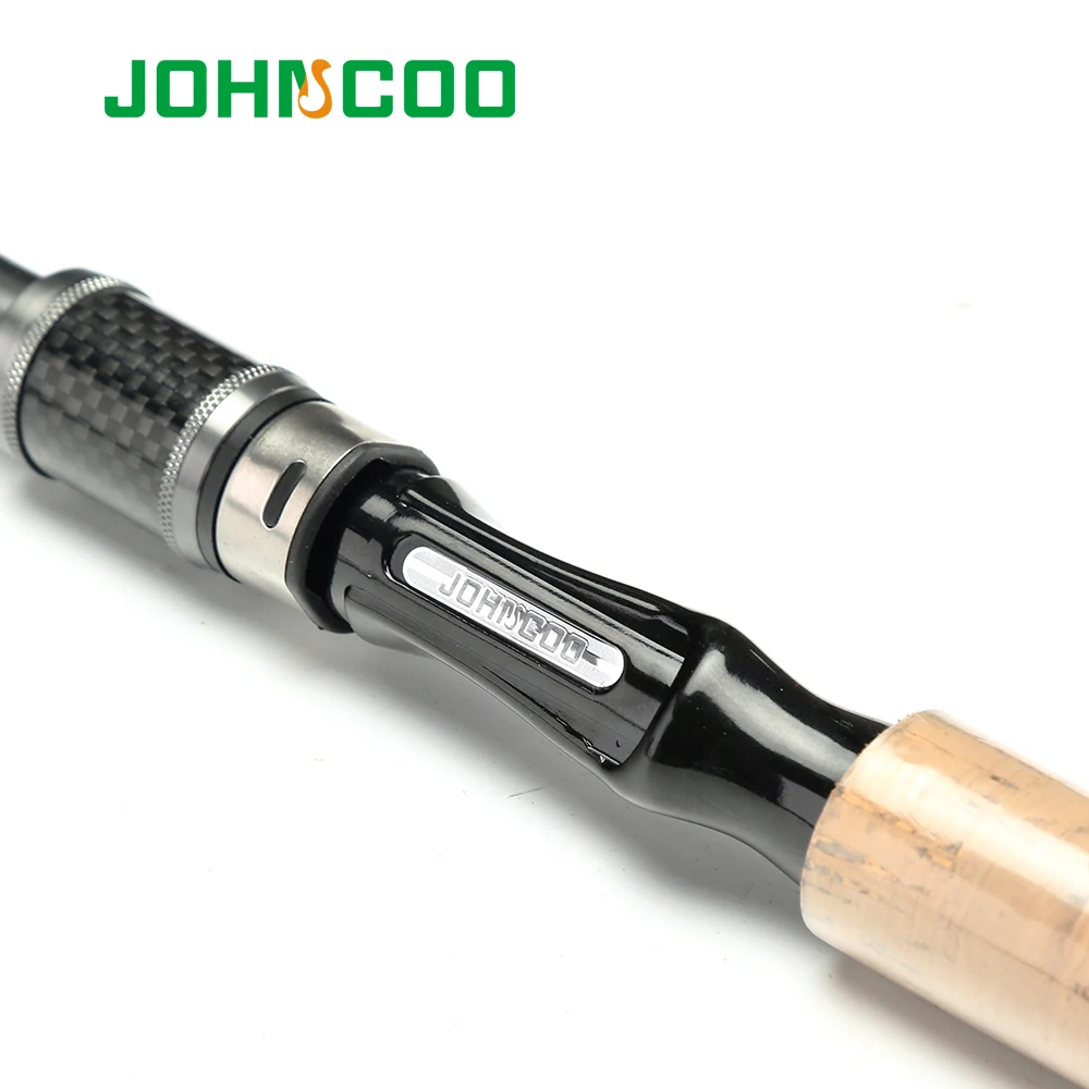 JOHNCOO 1.8m 3 Section Casting Rod 603MH Telescopic Carbon Lure Rods Fast Action Travel Rod Ultralight Spinning Rods