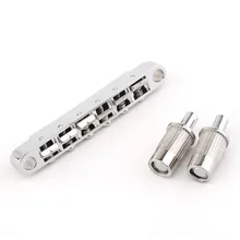 Musiclily Pro 52,5mm vendimia ABR-1 tune-o-matic puente para Gibson Les Paul guitarra eléctrica del estilo de LP partes, cromo