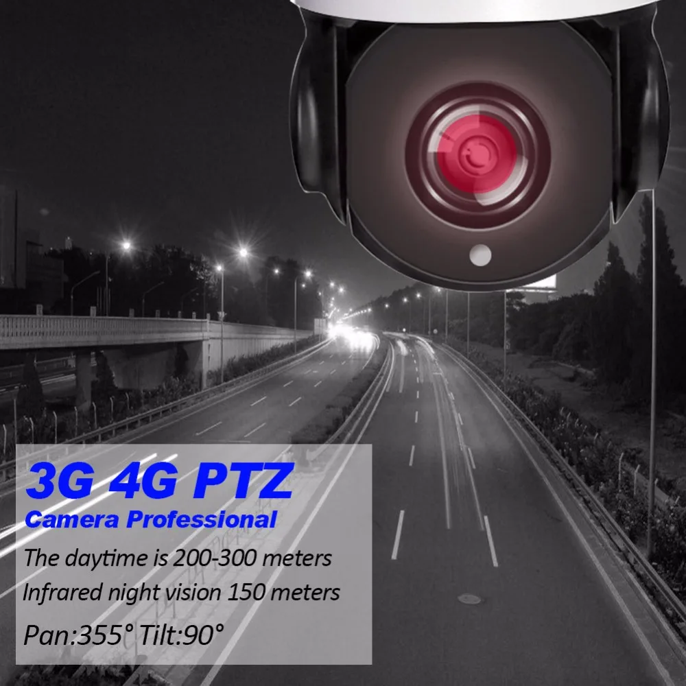 3G 4G 1080P WIFI IP CCTV Security Camera Outdoor Wireless PTZ Speed Dome Surveillance IP Camera 22X Optical Zoom SIM SD Card Cam 3G 4G 1080P WIFI IP CCTV Security Camera Outdoor Wireless PTZ Speed Dome Surveillance IP Camera 22X Optical Zoom SIM SD Card Cam