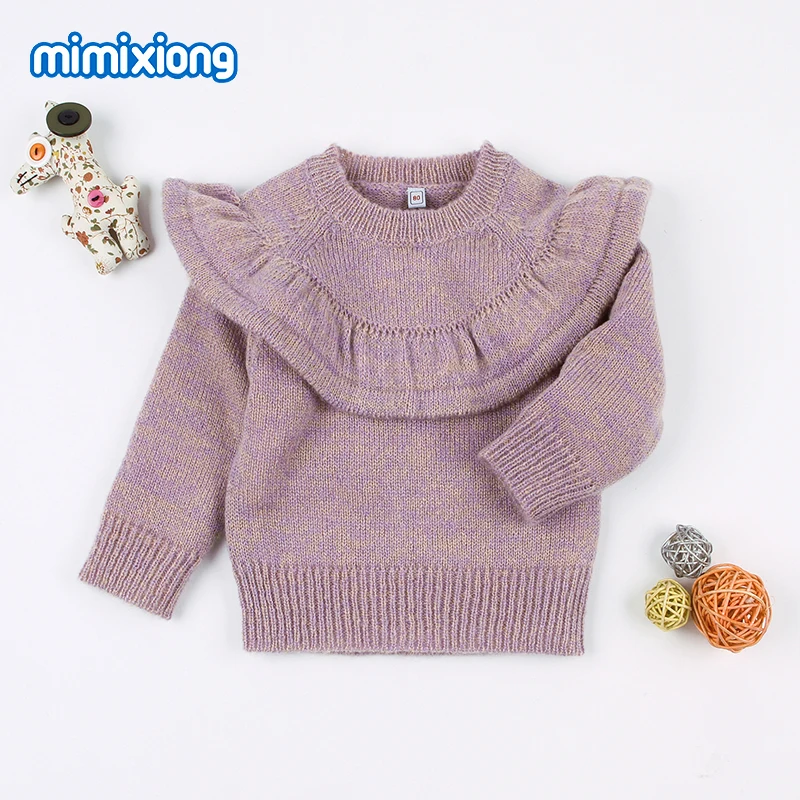 

Spring Baby Girls Sweaters Pullovers Fashion Long Sleeve Newborn Bebes Jumpers Autumn Outerwear Toddler Children Knitted Costume